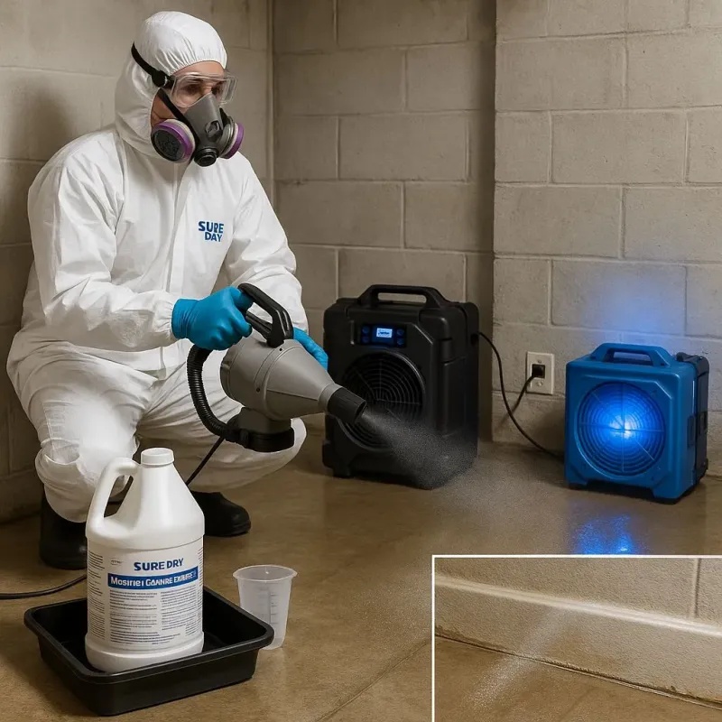 Sanitization and Odor Removal process in Toms River, NJ
